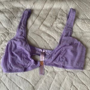 Savage X Fenty mesh bralette one lavender. XL